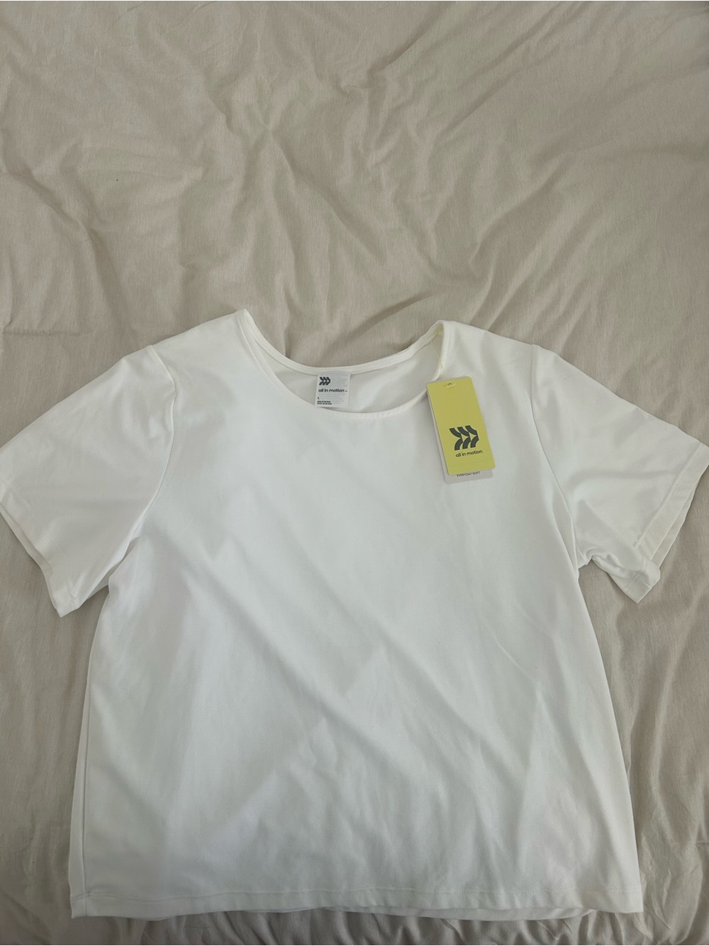All In Motion White Baby Tee
